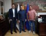 Продолжуваат церемониите: Костадинов ги пречека во кабинет Заев и Ципрас