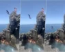 ВОЗНЕМИРУВАЧКО ВИДЕО ОД ТЕНЕРИФЕ! Туристот скокнал од карпата, наместо во морето, Удрил во КАРПАТА!