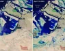 Сателитски снимки од хаосот во Дубаи: Погледнете го пустошот што го остави поплавата, за само 12 часа врнеше дожд колку за една година (ФОТО)