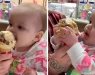 4,6 милиони прегледи: Бебе за прв пат пробало сладолед, погледнете ја урнебесната реакција