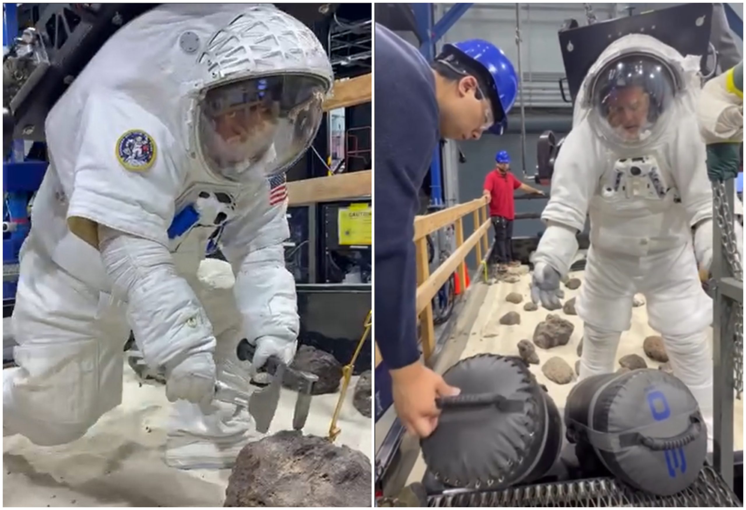 (Видео) Нема одмор: Екипажот на „Артемис II“ вежба чекорење на површината на Месечината