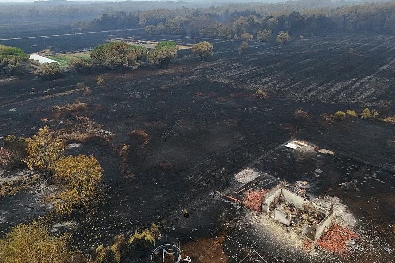 Голем шумски пожар беснее во Франција на само 15 километри од Бордо
