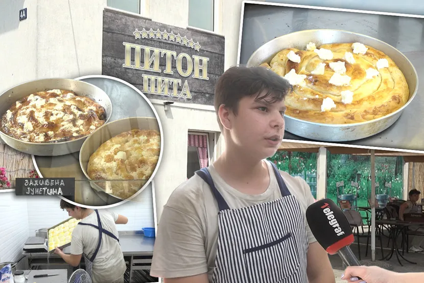 Татко на десет деца отворил продавница во Белград, главниот мајстор има само 17 години: Тој ја измислил Питон питата!