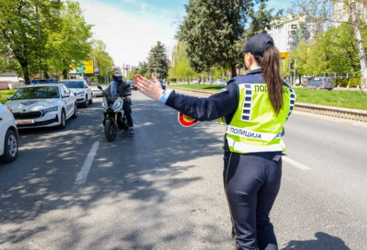 Полицијата во засилена акција: 161 прекршок кај моторџии, велосипедисти и возачи на тротинети